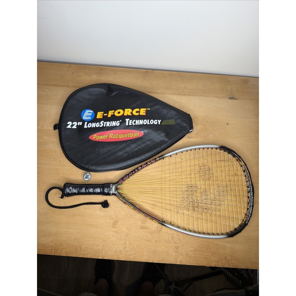 E-force Danger 22" LongString Dual Cylinder Racquetball Racquet and Cover